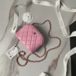 CHANEL Black Leather Makeup Bags - Image 4