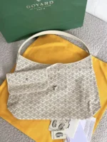 GOYARD Goyardine Boheme Hobo White - Image 3