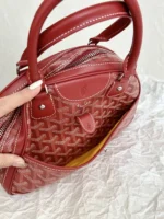 Goyard Saint Jeanne Bag Coated Canvas PM Red 9496843 - Image 4