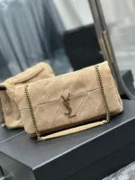 YSL Jamie Medium Shoulder Bag in Beige - Image 2