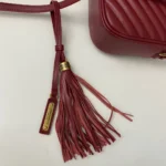 Saint Laurent Lou Medium YSL Camera Bag with Pocket and Tassel in Quilted Leather - Image 4