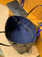 LV NEVERFULL MM 32 BLACK EMBOSSED COWHIDE LEATHER - Image 5