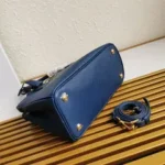 PRADA MEDIUM GALLERIA 28 BLUE SAFFIANO LEATHER - Image 3