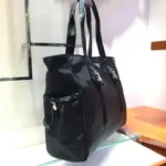 PRADA SHOPPING BAG 40 IN BLACK NYLON FABRIC - Image 4