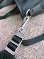 PRADA TOTE BAG 38 IN BLACK RE-NYLON AND SAFFIANO LEATHER TRIM - Image 4