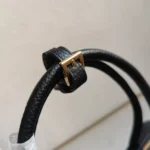 Prada Medium Leather Top-Handle Bag in Black - Image 7