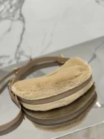 Prada Leather And Shearling Arquã¨ Handbag - Image 4