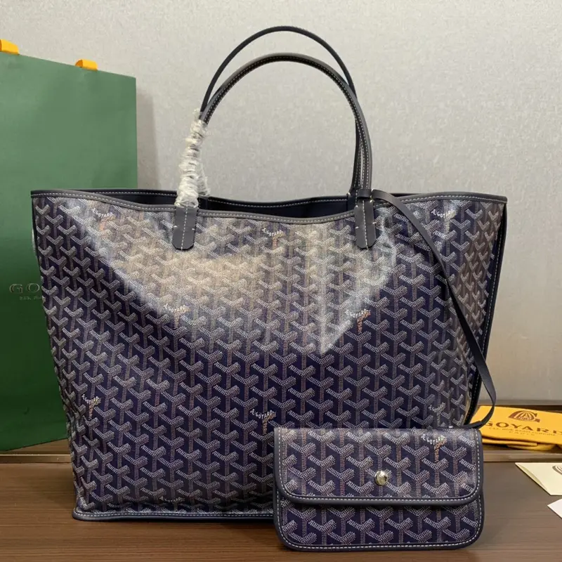 Goyard Navy Blue Anjou GM Tote bag