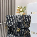 Dior Medium Saddle Pouch with Chain