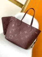 LV NEVERFULL MM WITH DUSTBAG 1854 MONOGRAM JACQUARD - Image 8