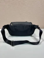PRADA BELT BAG 27 IN BLACK RE-NYLON - Image 3
