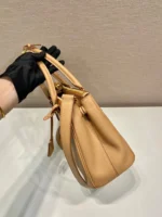 PRADA GALLERIA TOP HANDLE BAG 32 IN OFF WHITE SAFFIANO LEATHER - Image 4
