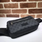 GUCCI GG Supreme Black Belt Bag Black - Image 4