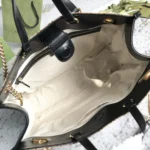 Gucci Brown Large GG Canvas 1955 Horsebit Chain Tote Beige - Image 4