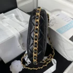 Chanel 22K Hobo Bag Logo Chain Lambskin - Image 6