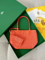 Goyard Anjou Reversible Tote Coated Canvas Mini - Image 10