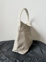 GOYARD Goyardine Boheme Hobo White - Image 2
