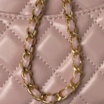 Chanel 22B Small Flap Bag Gem Chain Dust Pink - Image 2