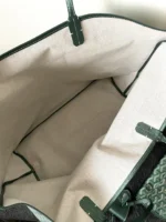 Goyard Green Goyardine Coated Canvas and Leather Saint Louis GM Tote - Image 6