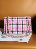 Chanel Mini Rectangular Flap Bag Pink, White and Black - Image 4