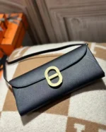Hermes Maillon to go Black Epsom Gold Hardware - Image 2