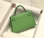 Hermes Minikelly 20 Green Gold Hardware - Image 2
