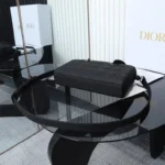 Dior Black Medium Lady D-Joy Bag - Image 4