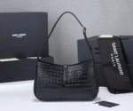 YSL Black Crocodile shoulder bag - Image 2