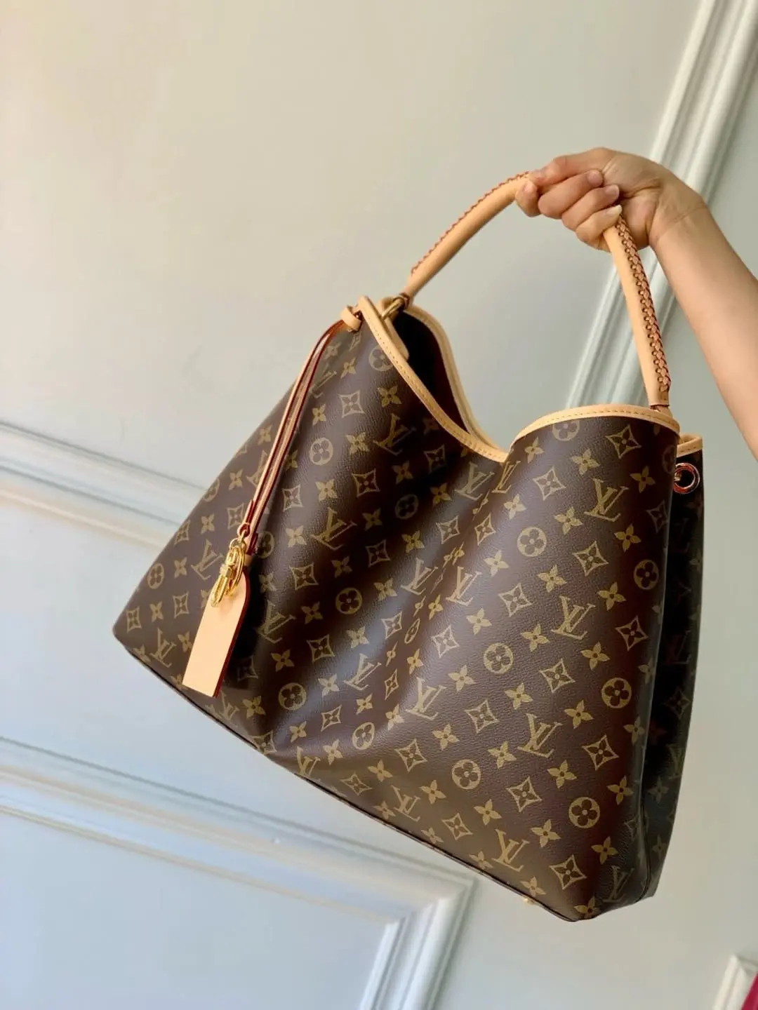 LOUIS VUITTON Monogram Delightful MM Pivoine 187884