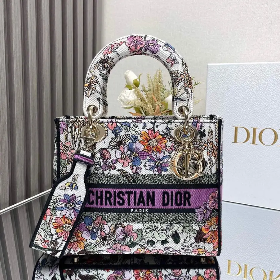 6-2-5 DIOR Medium Dioriviera Lady D-Lite Bag - Image 1