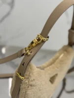 Prada Leather And Shearling Arquã¨ Handbag - Image 6