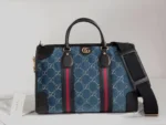 GUCCI Velvet GG Monogram Textured Calfskin
