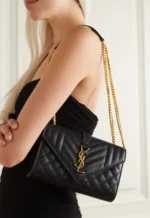 Saint Laurent Envelope Bag Small Black - Image 6