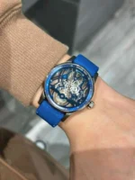 Audemars Piguet Tourbillon Openworked 26600 Rep 1 1 Blue Skeleton Movement 41mm - Image 5