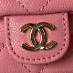 Chanel Backpack Duma Mini Replica 11 Pink Lock Gold 21.5×19.5x12cm - Image 5