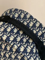 Christian Dior Super Backpack Canvas Embroidered Pattern 42x33x15cm - Image 4