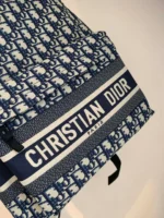 Christian Dior Super Backpack Canvas Embroidered Pattern 42x33x15cm - Image 3