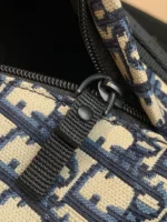 Christian Dior Super Backpack Canvas Embroidered Pattern 42x33x15cm - Image 6