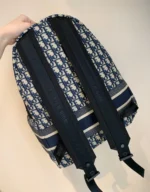 Christian Dior Super Backpack Canvas Embroidered Pattern 42x33x15cm - Image 9