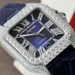 Dong Ho Cartier Santos Che Tac Coc So Vo Dinh Kim Cuong Moissanite 39 4 600x600 1