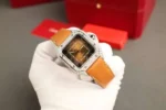 Dong Ho Cartier Santos Mat Nau Che Tac Dinh Kim Cuong Moissanite Nha May BV 39 3 600x400 1