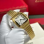 Dong Ho Cartier Santos Nu Mat Trang Replica 11 Cao Cap Nhat Nha May BV 35 3 600x600 1
