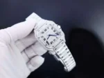 Dong Ho Che Tac Cartier Santos Dinh Full Kim Cuong Moissanite Hong Kong 35mm 5 600x450 1