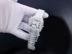 Dong Ho Che Tac Cartier Santos Dinh Full Kim Cuong Moissanite Hong Kong 35mm 6 600x450 1