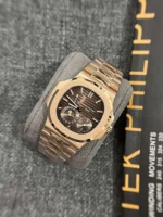 Patek Philippe Nautilus 5712R Replica Watch Rose Gold Chocolate Dial - Image 2