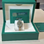 Rolex DateJust Replica 1:1 Green Flower Dial 31mm - Image 4