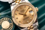 Rolex Rep 11 Watch DateJust Womens Genuine Gold Wrapped GM Factory 31mm - Image 6