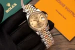 Rolex Rep 11 Watch DateJust Womens Genuine Gold Wrapped GM Factory 31mm - Image 8