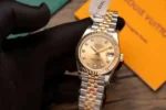 Rolex Rep 11 Watch DateJust Womens Genuine Gold Wrapped GM Factory 31mm - Image 7