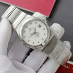 Omega Constellation Co-Axial Clone Watch White Dial 38mm - Image 2